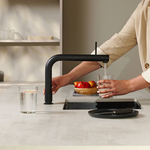 Additional image for Front Boiling Water Kitchen Tap. PRO3 (3-in-1, Black).