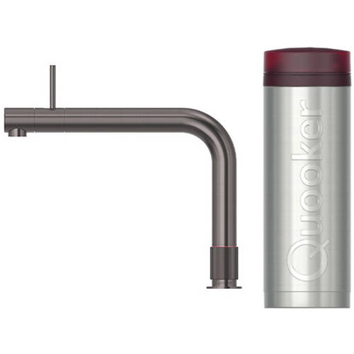 Additional image for Front Boiling Water Kitchen Tap. PRO3 (3-in-1, Gunmetal).