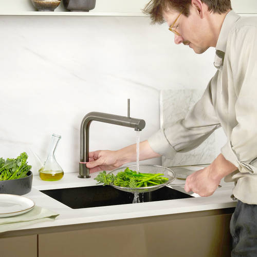 Additional image for Front Boiling Water Kitchen Tap. PRO3 (3-in-1, Gunmetal).