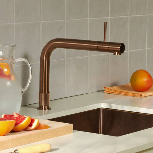 Additional image for Front Boiling Water Kitchen Tap. PRO3 (3-in-1, Rose Copper).