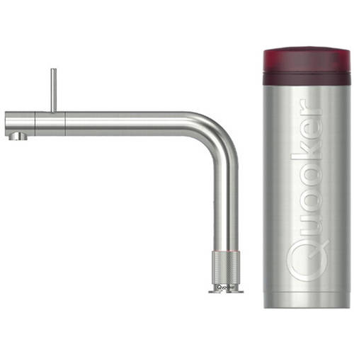Additional image for Front Boiling Water Kitchen Tap. PRO3 (3-in-1, Stainless Steel).