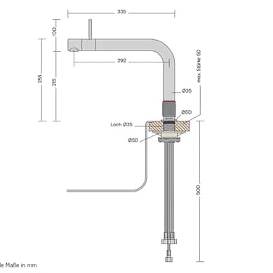 Additional image for Front Boiling Water Kitchen Tap. PRO3 (3-in-1, Stainless Steel).