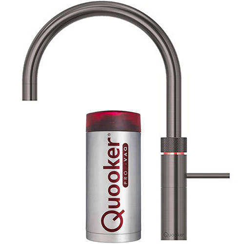Additional image for Round Boiling Water Kitchen Tap. COMBI (Gunmetal).