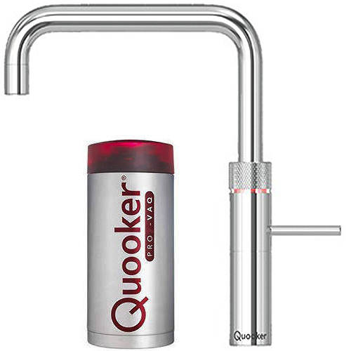 Additional image for Square Boiling Water Kitchen Tap. COMBI (Polished Chrome).