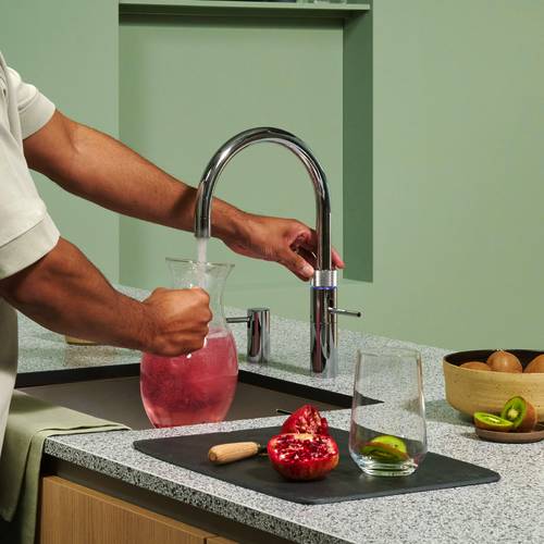 Additional image for Round Boiling Water Kitchen Tap. PRO3 (Polished Chrome).