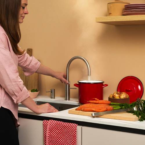 Additional image for Round Boiling Water Kitchen Tap. PRO3 (Polished Chrome).