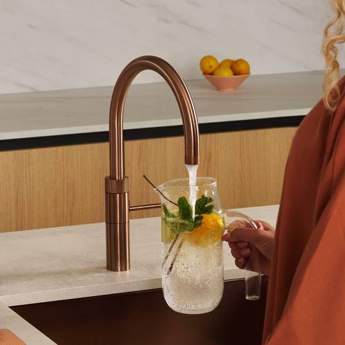 Additional image for Round Boiling Water Kitchen Tap. PRO3 (Rose Copper).