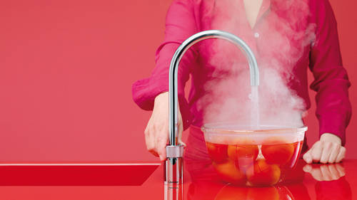 Additional image for Round Boiling Water Kitchen Tap. PRO3 (Stainless Steel).