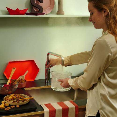 Additional image for Square Boiling Water Kitchen Tap. PRO3 (Polished Chrome).