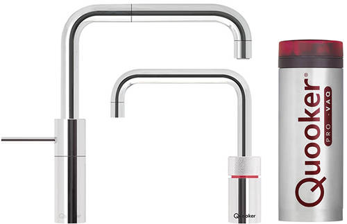 Additional image for Square Twintaps Instant Boiling Tap. PRO3 (Polished Chrome).