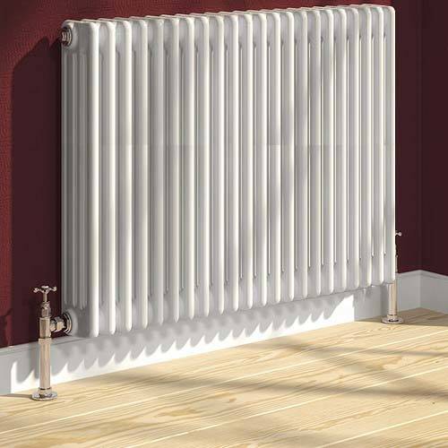 Additional image for Colona 4 Column Radiator (White). 500x605mm.