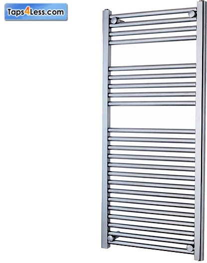 Additional image for Diva Flat Towel Radiator (Chrome). 1200x500mm.