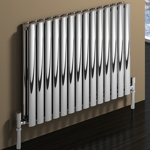 Additional image for Nerox Double Radiator (Polished Stainless Steel). 413x600.