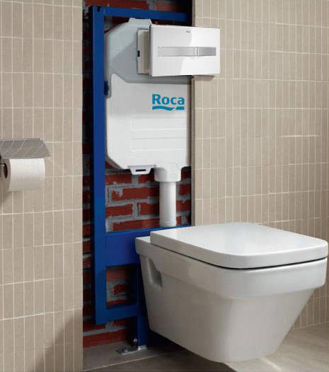 Additional image for Basin & WC Frame With PL2 Dual Flush Panel (Combi).