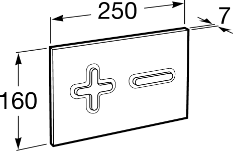 Additional image for In-Wall DUPLO Compact Tank & PL6 Dual Flush Panel (Chrome).