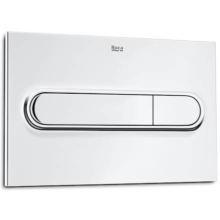 Additional image for DUPLO LH Wall Hung Frame & PL1 Dual Flush Panel (Chrome).