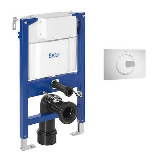 Additional image for DUPLO LH Wall Hung Frame & PL4 Dual Flush Panel (Combi).