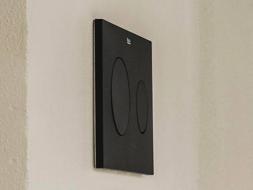 Additional image for PL10 (DUPLO ONE) - Dual Flush Plate (Matt Black)