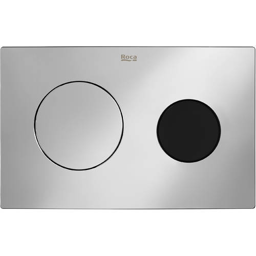 Additional image for PL10-E (DUPLO ONE) - Dual Flush Plate With Sensor (Touchless, Chrome)