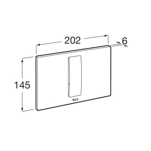 Additional image for PS4 (DUPLO S) - Single Flush Plate (Stainless Steel)