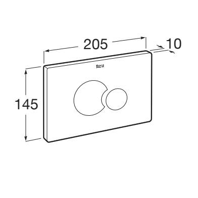 Additional image for PS5 (DUPLO S) - Dual Flush Plate (Matt Black)