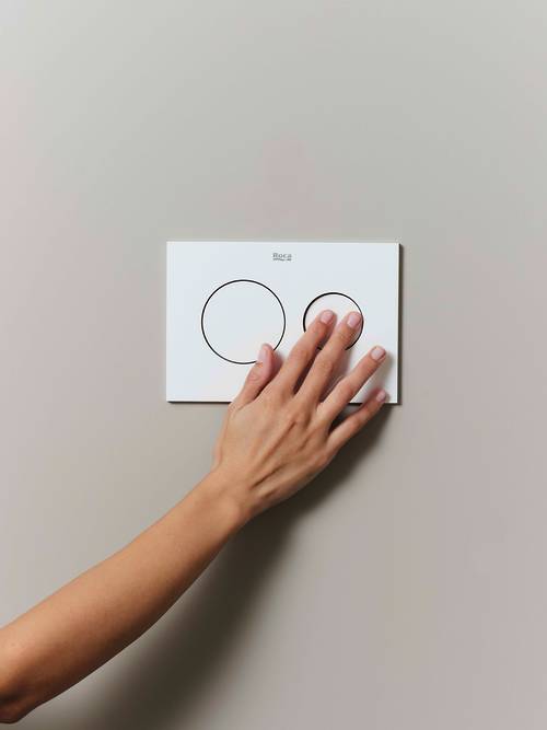 Additional image for PS3 (DUPLO S) - Dual Flush Plate (Matt White)