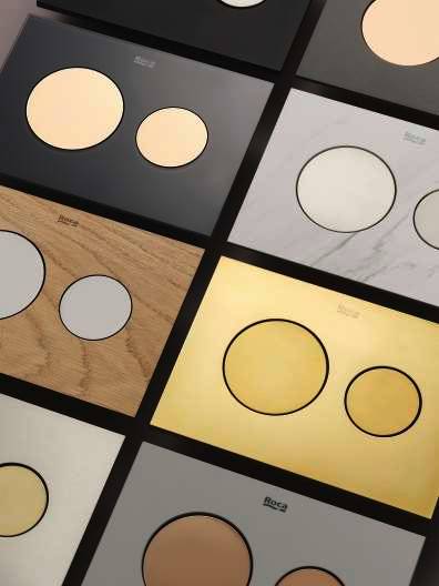 Additional image for PS3 (DUPLO S) - Dual Flush Buttons Only (Brushed Brass)