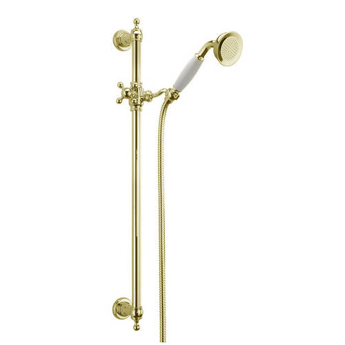Additional image for Exposed Shower Valve With Slide Rail Kit (Gold).