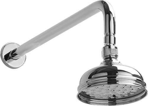 Additional image for Shower Valve With Arm & 130mm Head (Chrome).