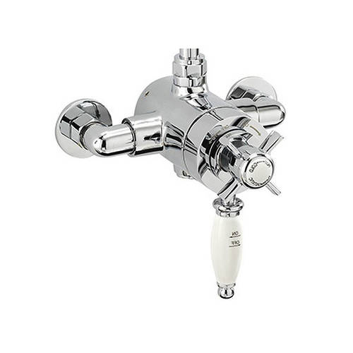 Additional image for Exposed Thermostatic Shower Valve (Chrome) 22mm inlets.