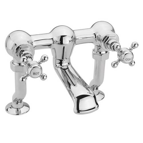 Additional image for Deluxe Bath Filler Tap With Cranked Legs (Chrome).