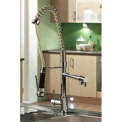 Additional image for Professional Kitchen Mixer Tap With Pull Out Spray (Chrome).