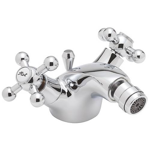 Additional image for Bidet Mixer Tap With Pop Up Waste (Chrome).
