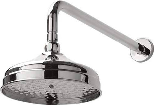 Additional image for Shower Valve With Arm & 200mm Head (Chrome).