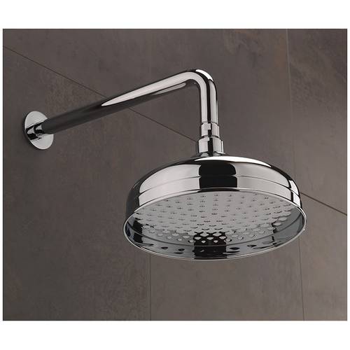 Additional image for York Shower Head With Arm (200mm, Chrome).