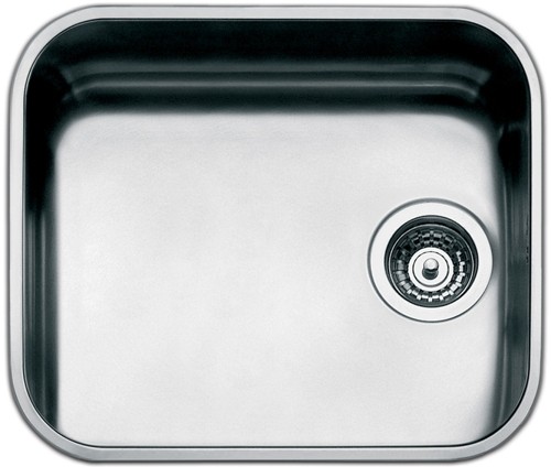 Additional image for 1.0 Bowl Stainless Steel Undermount Kitchen Sink. 450mm.