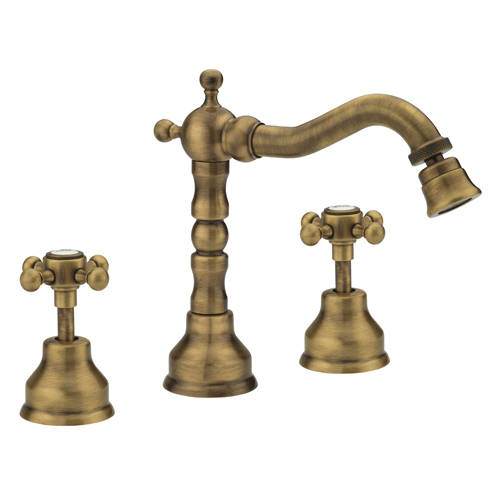 Additional image for 3 Hole Bidet Tap & Waste (Bronze).