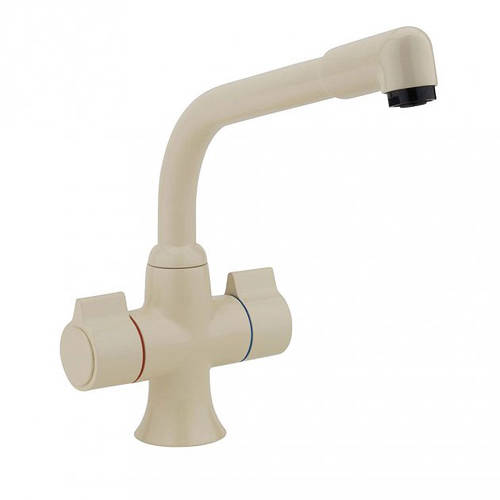 Additional image for Gloucester Dual Flow Kitchen Tap (Beige).