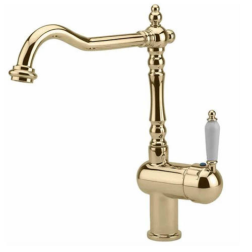 Additional image for Little Venice Kitchen Tap With Lever Handle (Antique Gold).