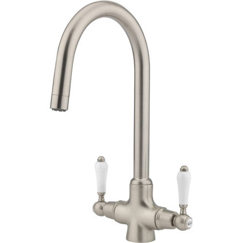 Additional image for Little Venice Kitchen Tap With Swivel Spout (Pewter).