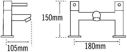 Additional image for Bath Filler Tap (Chrome).