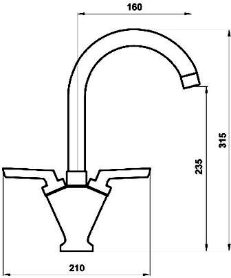 Additional image for Relay Kitchen Tap (Brushed Nickel).