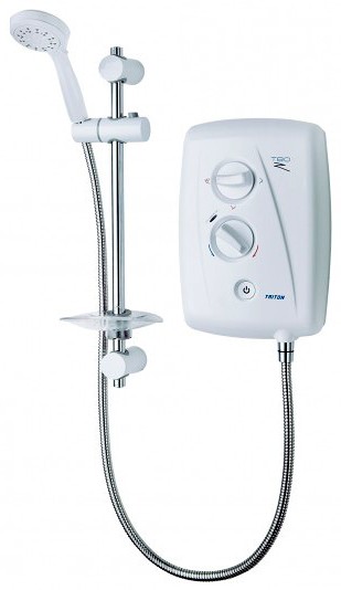 Additional image for T80Z Fast Fit Electric Shower, 8.5kW (White & Chrome).