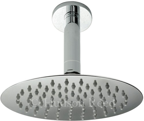 Additional image for Ultra Thin Round Shower Head & Ceiling Arm. 200mm.