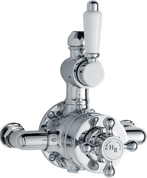 Additional image for Twin Thermostatic Shower Valve & Rigid Riser Kit.