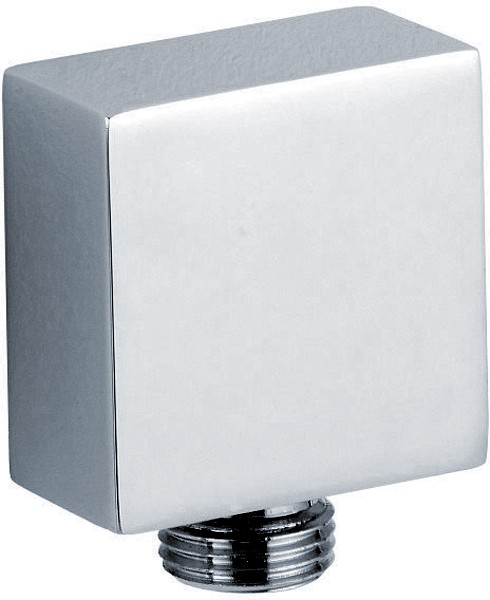 Additional image for Square Shower Outlet Elbow (Chrome).