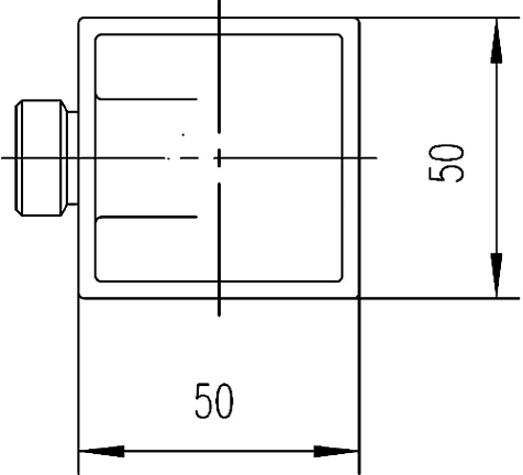 Additional image for Square Shower Outlet Elbow (Chrome).