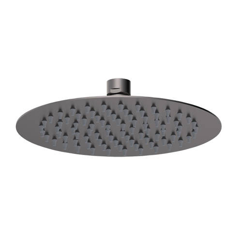 Additional image for Round Shower Head 200mm (Brushed Gun Metal).