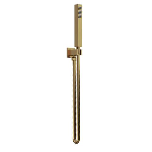 Additional image for Shower Handset, Hose & Bracket Outlet (Brushed Brass).