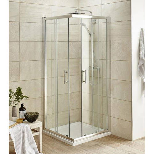 Additional image for Corner Shower Entry Enclosure (900x900mm).